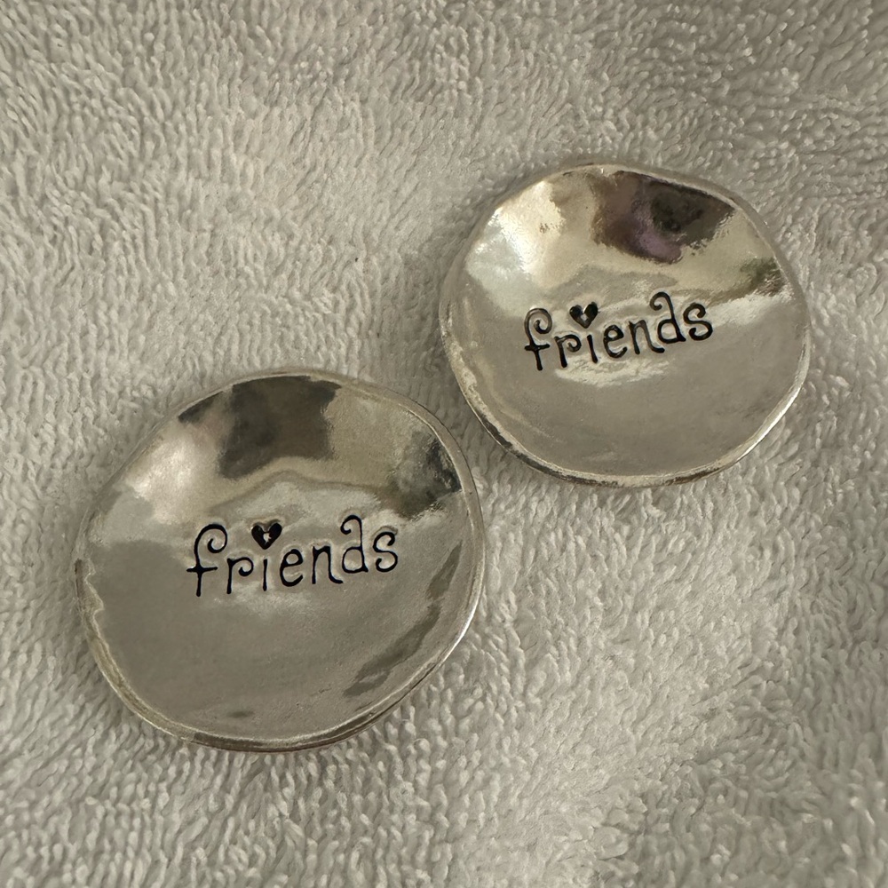 Friends Pewter Trinket Dishes